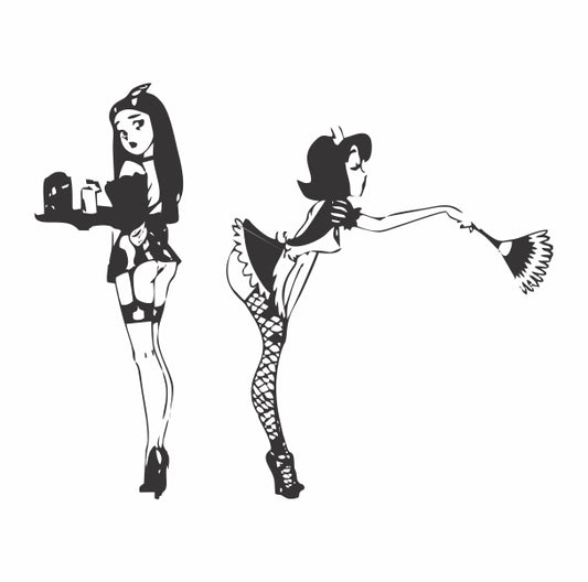 Sexy Maid Wall Art Decor