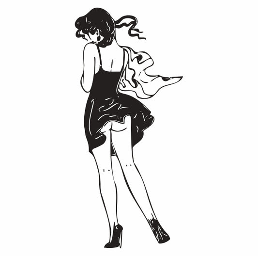 Sexy Woman Wall Art Decor