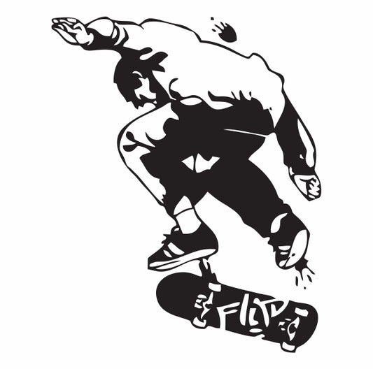 Skateboarder Wall Art Decor