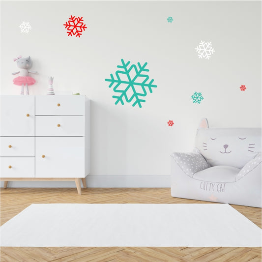 Snowflakes Christmas Decal