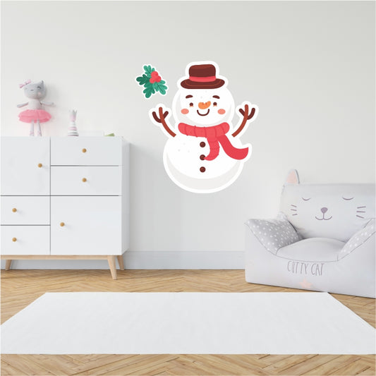 Snowman Christmas Decal