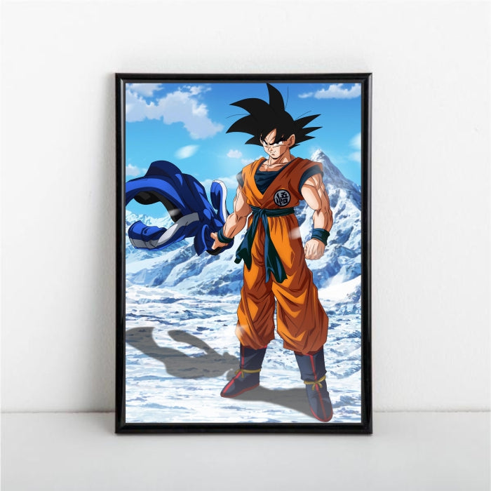 SSJ Goku Fighting Pose Collection Poster - A1 - CreateSA