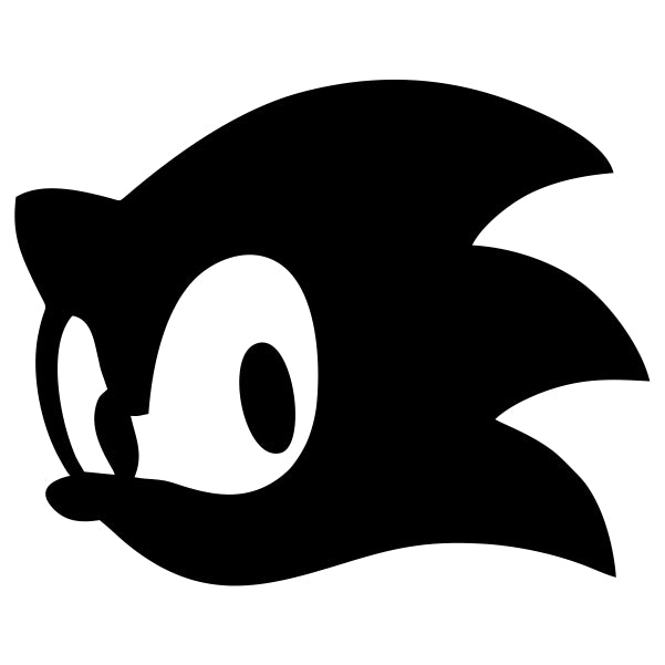 Sonic The Hedgehog Head Decal