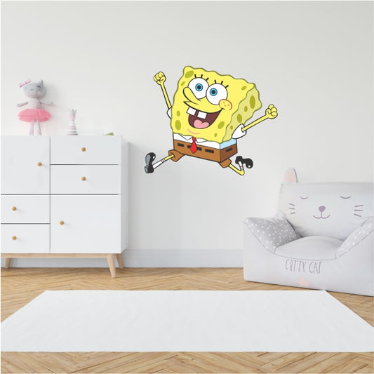 Spongebob Squarepants Jumping Decal