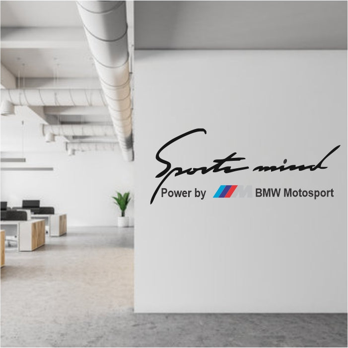 Sport Mind Bmw Decal