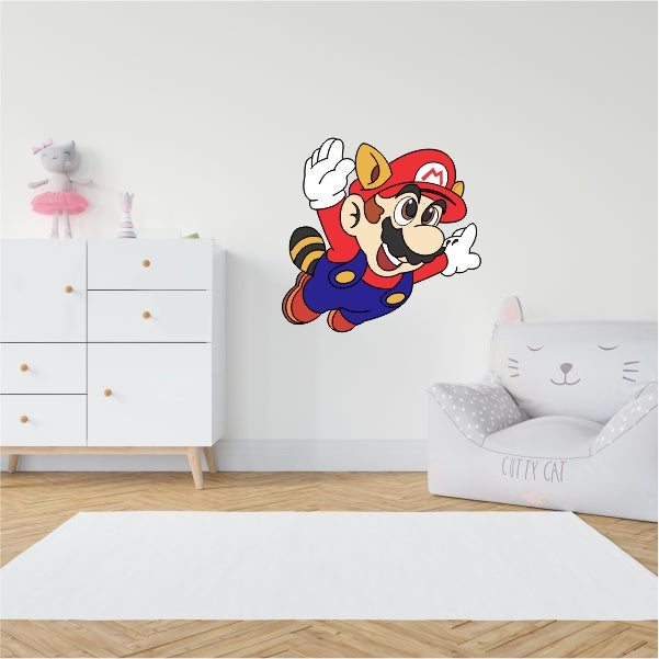 Super Mario Flying Decal