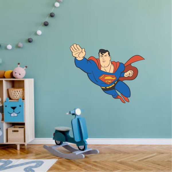 Superman Flying Wall Decal