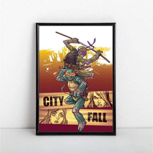 TMNT Donatello And Michelangelo Collection Poster - A1