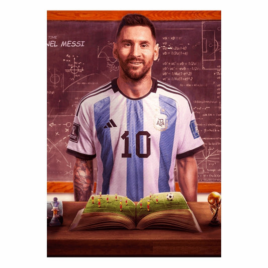 Teacher Us Messi Abstract Poster