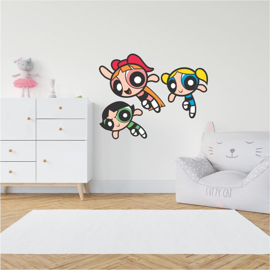 The PowerPuff Girls Flying Decal