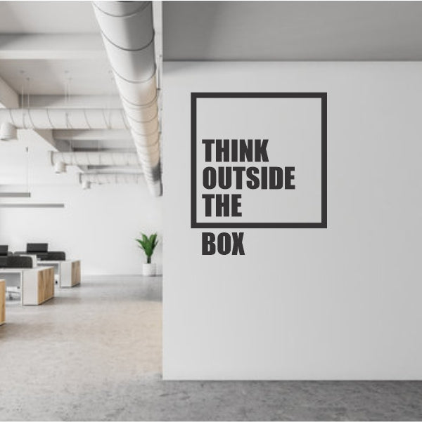 Think Outside The Box Decals