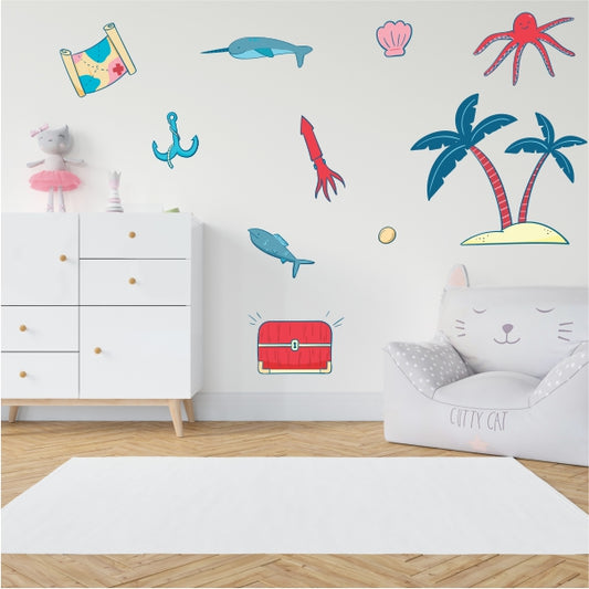 Treasure Hunt Marine World Decal