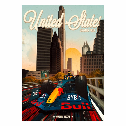 United States Grand Prix Max Poster