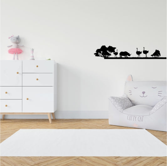 Vector Black Jungle Decal