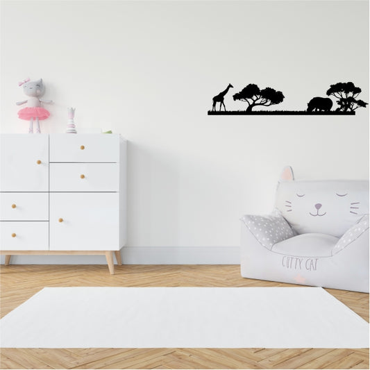 Vector Black Jungle Decal