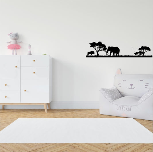Vector Black Jungle Decal