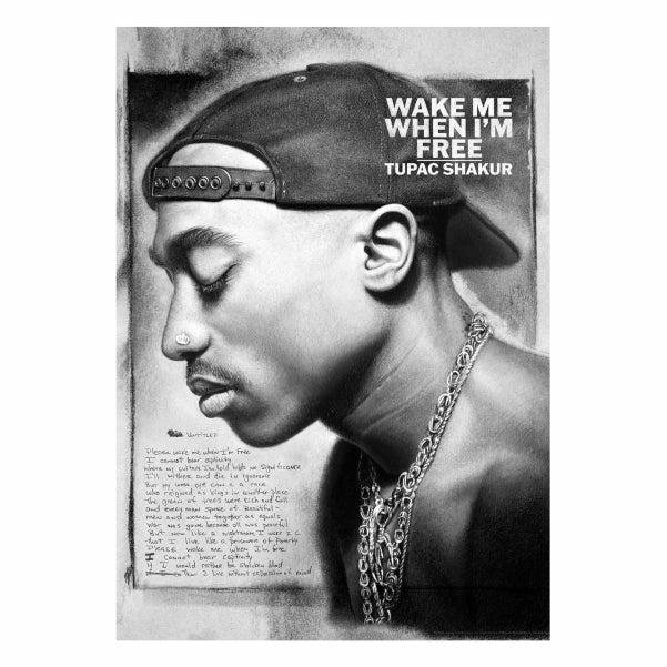 When I&#39;m Free 2pac - A1 Poster