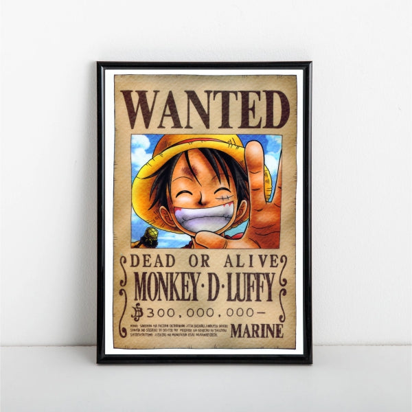 Luffy Wanted Poster