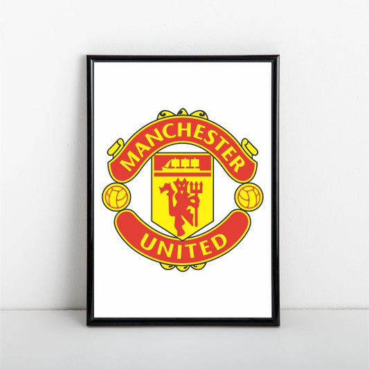 Manchester United Logo Poster