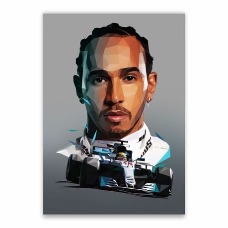 Lewis Hamilton F1 Poster