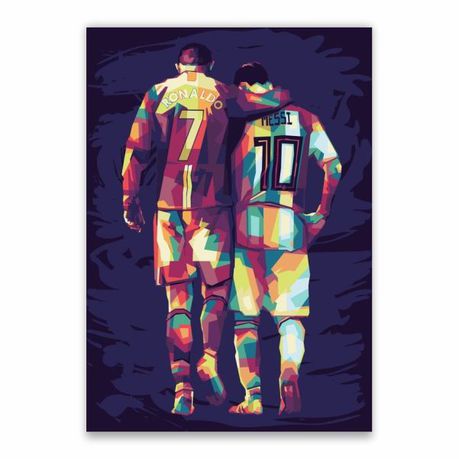 Messi And Ronaldo Poster